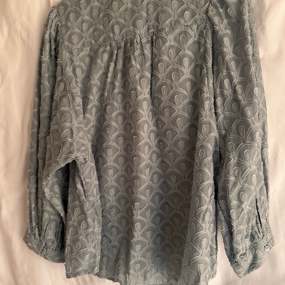 Pilcro Gray Textured Button-Up - image 2